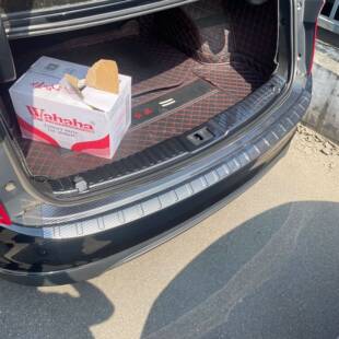 红旗EQM5改装专用 碳纤迎宾踏板 门槛踏板 后护板内E-QM5门槛条