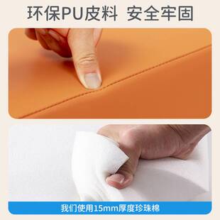 儿童软体爬滑组合架滑梯宝宝感统训练攀爬梯早教中心软包婴儿楼梯