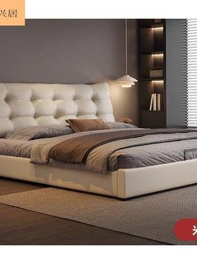 网红7997黑熊轻奢软包.床现代简约大15米.储物床主卧18米双人劳伦