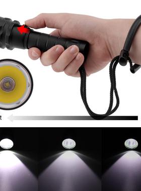 L2强潜水手潜水77-L电筒光1860手电筒磁力开关充手电电5筒