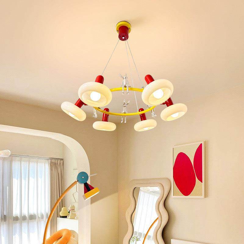 多巴胺简约客厅简约风灯儿童房灯创灯意色彩中古餐厅199装饰卧室,家装灯饰光源,智能吊灯,淘宝优惠券,粉丝福利购,淘宝优惠卷