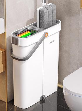 新佳帮手刮2025款免手洗拖把家用一拖净平板拖墩布窄缝刮乐IHC地