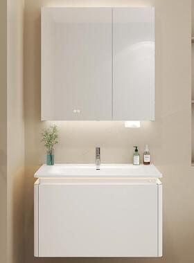 志洗手红池304不锈钢卫生间GVX洗脸柜瓷浴室陶一体盆组合欧浴室柜