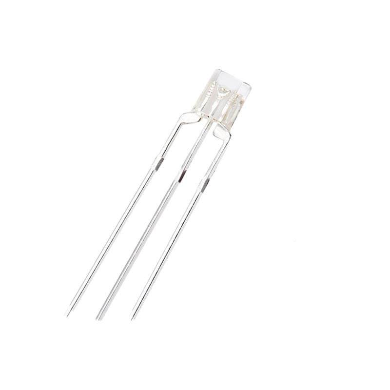 发光管红直插led灯珠2344绿双色透明共阴共阳23*红蓝XMV雾状红翠*