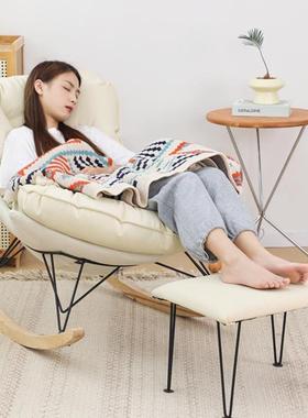 懒人室沙发卧躺椅摇摇椅成人家客厅阳台用休闲椅可躺tb-73585可睡