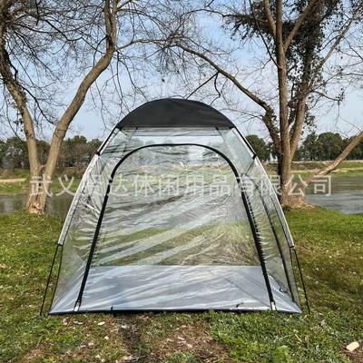 防风雨保暖PVC透明帐篷室外植物种植花房户外露营阳光房观赛帐篷