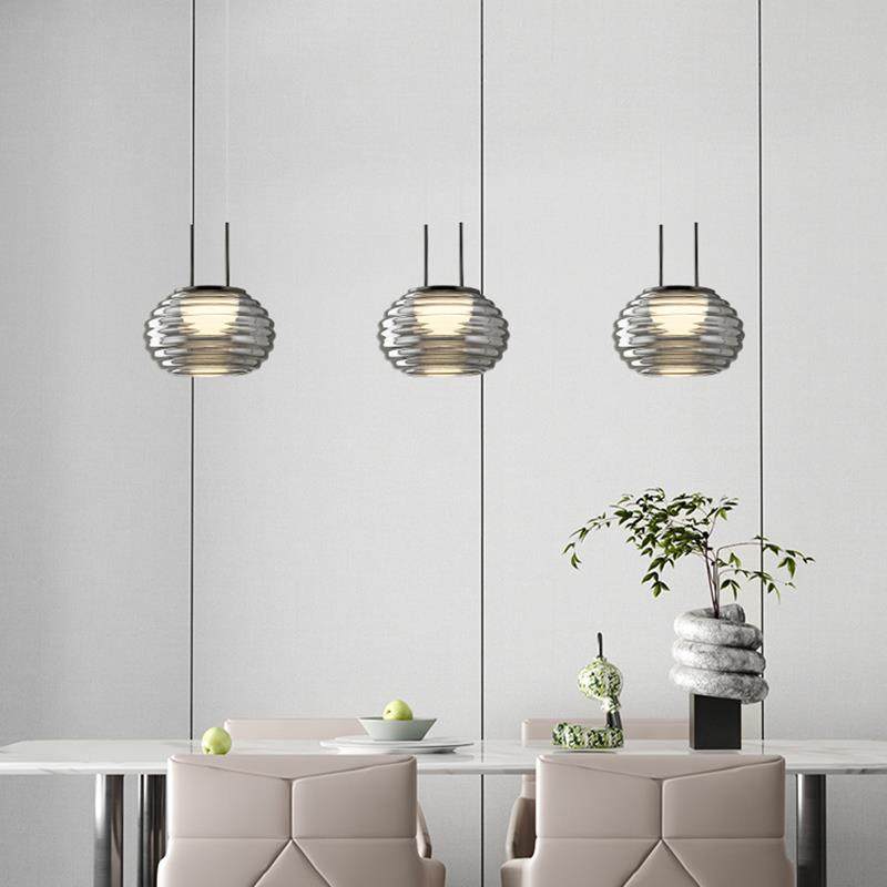 意式极简餐厅吊灯书房高端创意现代简约长条玻璃吊灯前吧台灯具,家装灯饰光源,智能吊灯,淘宝优惠券,粉丝福利购,淘宝优惠卷