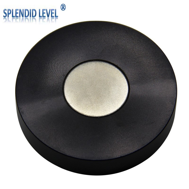 金属万向水平泡010高精度圆形气泡水平仪便携式圆盘水准器