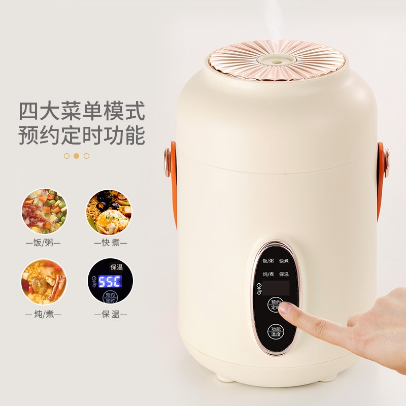 养生电炖锅便携式办公室小型家用迷你煮粥锅炖煮杯多功能手提锅