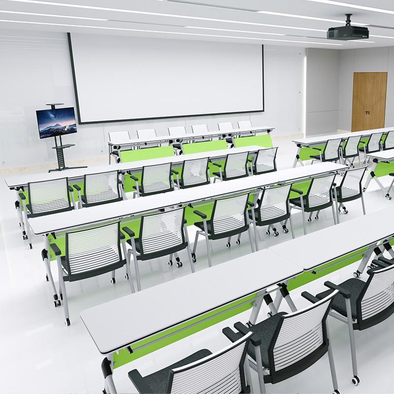 折叠培训桌桌椅会议桌办公多功能可移动拼接长条桌课室员工桌