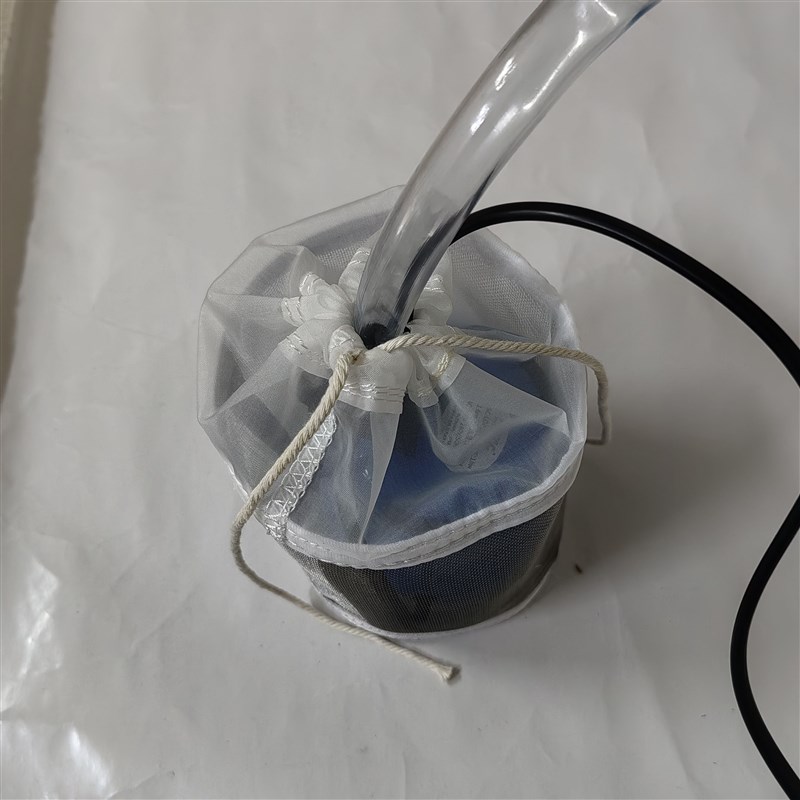 30不锈钢网圆柱形鱼缸潜水泵过滤袋防止吸小鱼出水口管道过滤