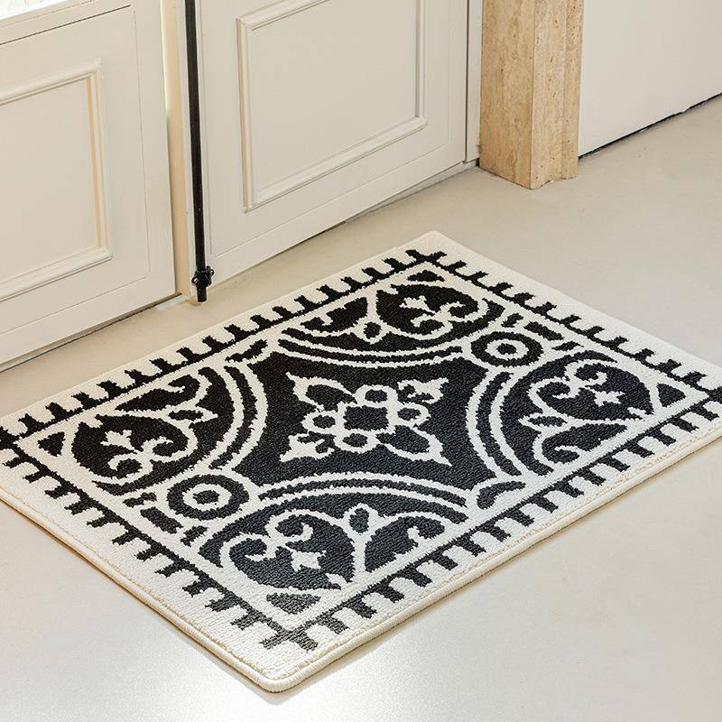 简约家用地毯门口地垫耐脏入户门进门防水可擦免洗亲肤防滑飘窗垫