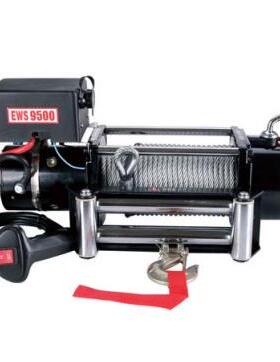 厂家9500lbs电动绞盘 12v/24v 钢丝绳越野自驾 自救绞盘 4.3