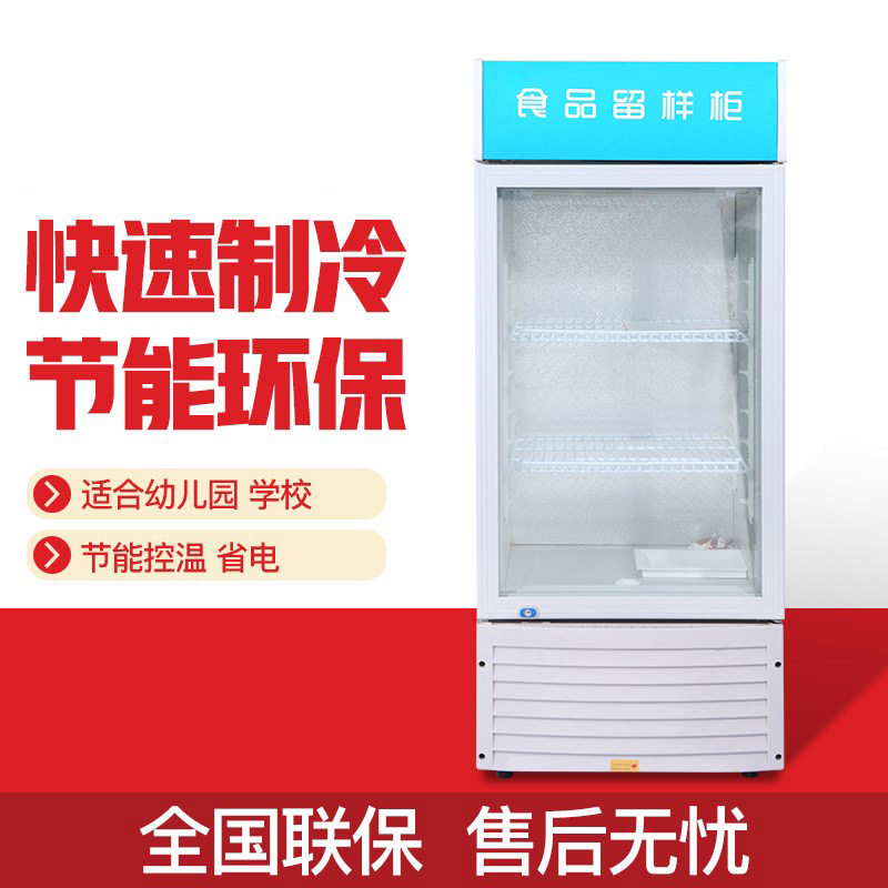 留样柜幼儿园学校冷藏保鲜展示柜小型商用食堂饭店带锁食品留样柜