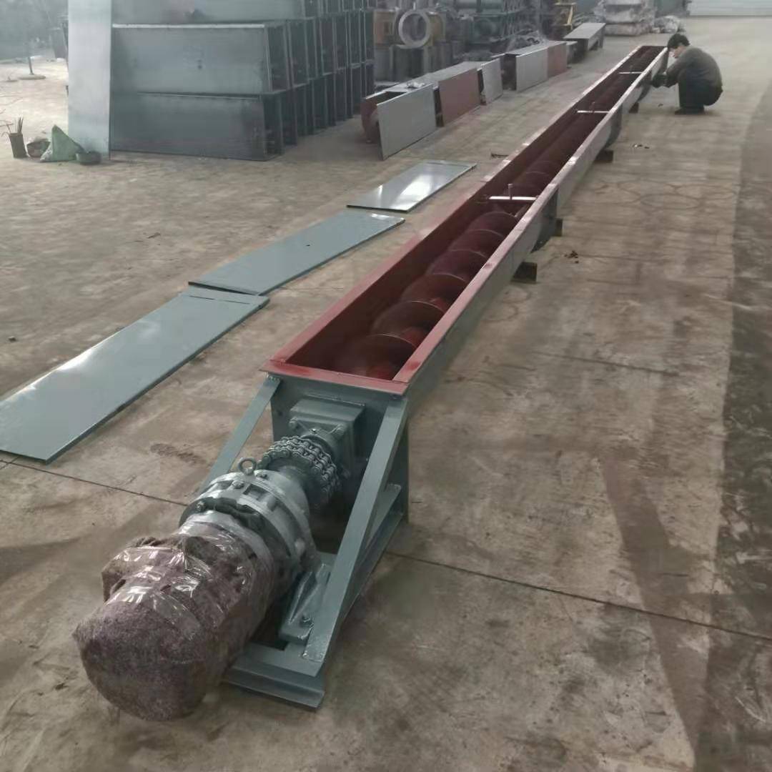 定制U型绞龙螺旋输送机 可定制LS螺旋给料机 粉尘煤灰环保输送设