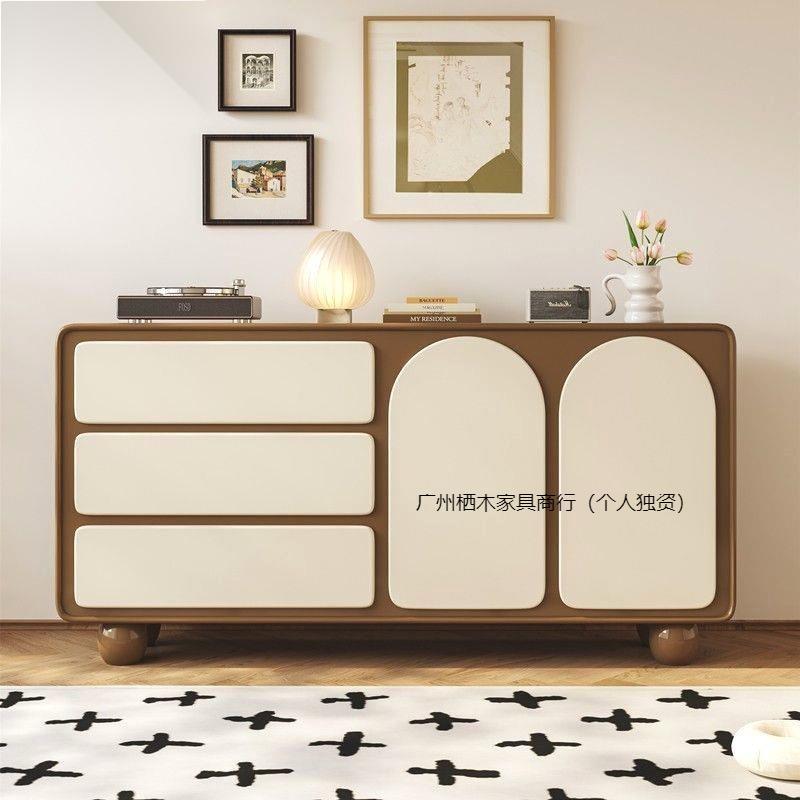 合聚有雨2025实木斗柜卧室五斗柜床尾收纳储物置物柜客厅靠墙抽屉