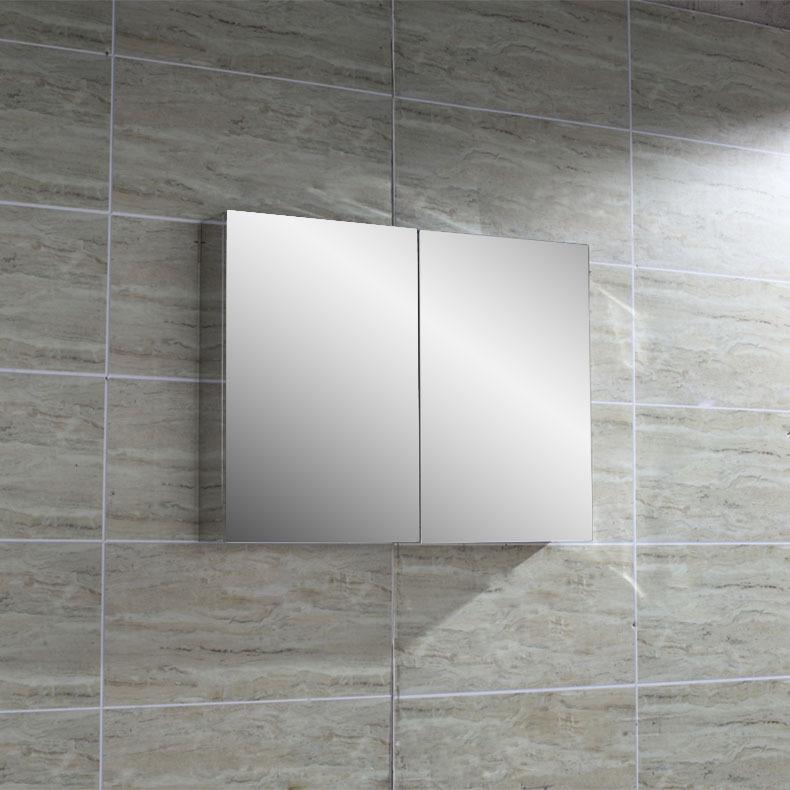 不锈钢镜柜 支持定 做 浴室镜箱 卫生间储物柜 吊柜小户挂墙式