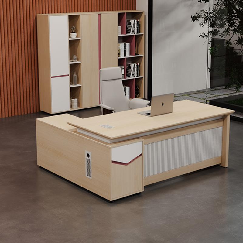 经理桌单人老板办公桌财务主管办公桌椅组合简约现代办公室老板桌