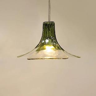 穆拉诺渐变花瓣玻璃床头卧室床头吊线灯玄关创意玻璃吊灯