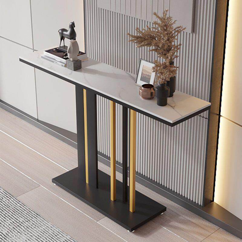 轻奢岩板玄关桌子靠墙新款入门条案客厅门厅案台走廊过道长条供桌