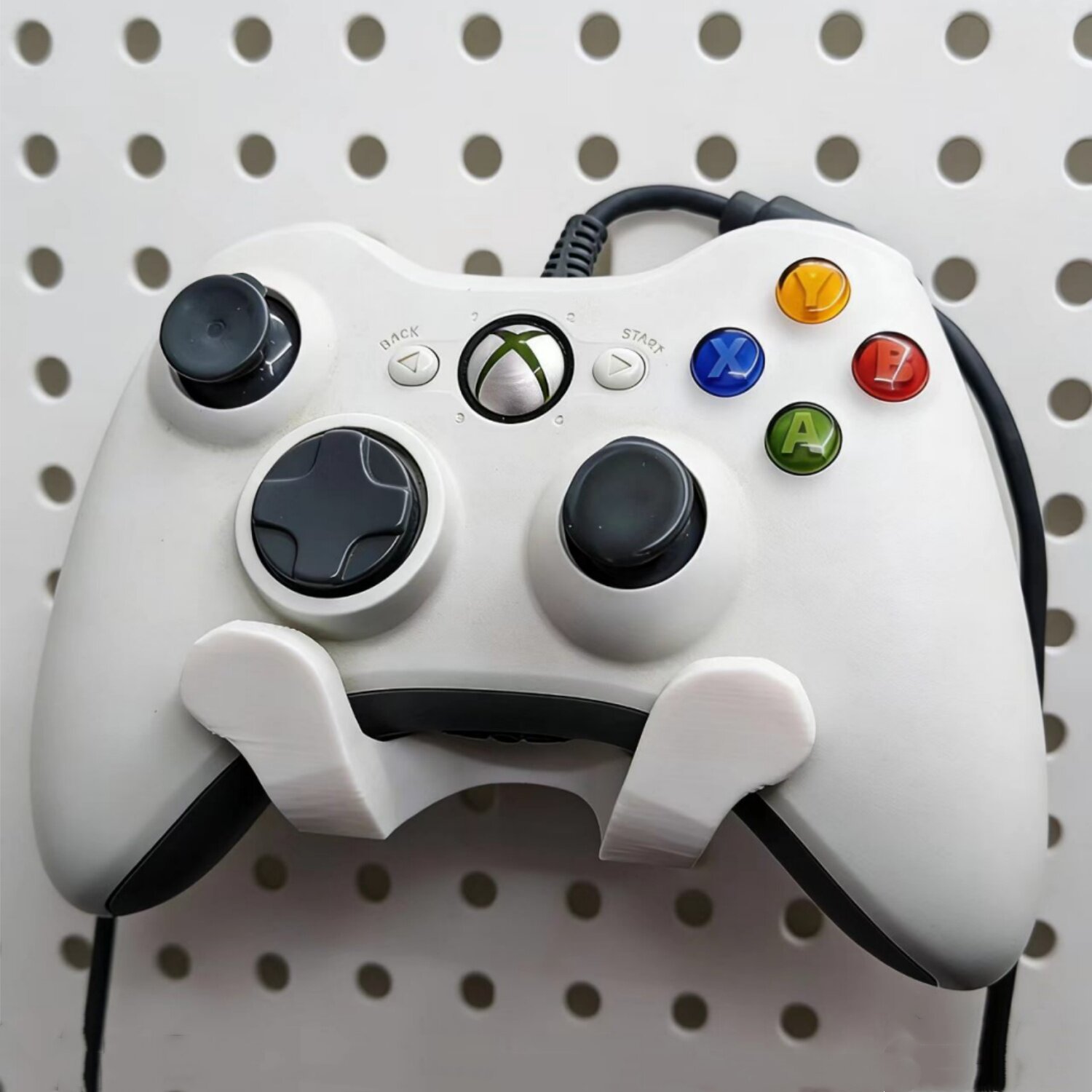 D1手柄XBOX通用支架圆孔金属洞洞板6毫米收纳置物洞洞板配件