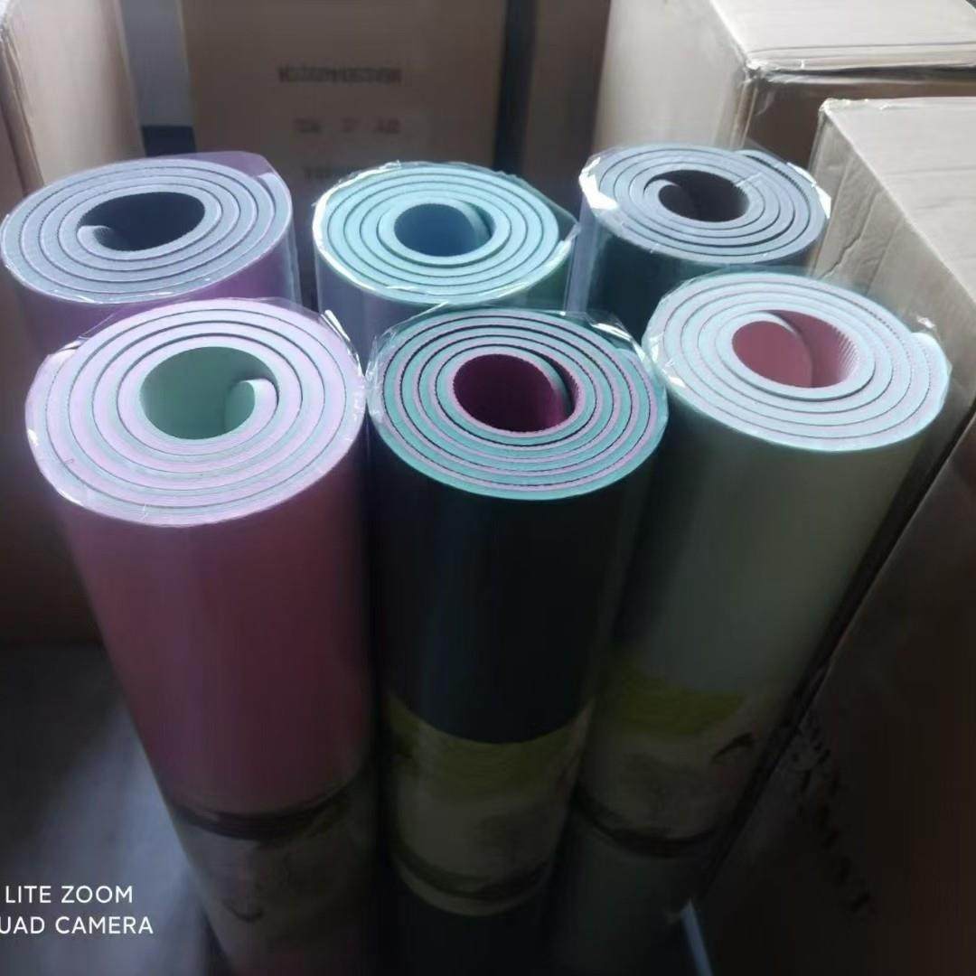 瑞特瑜珈垫加厚加宽专业运动健身训练垫子家用防滑减震地垫瑜珈垫