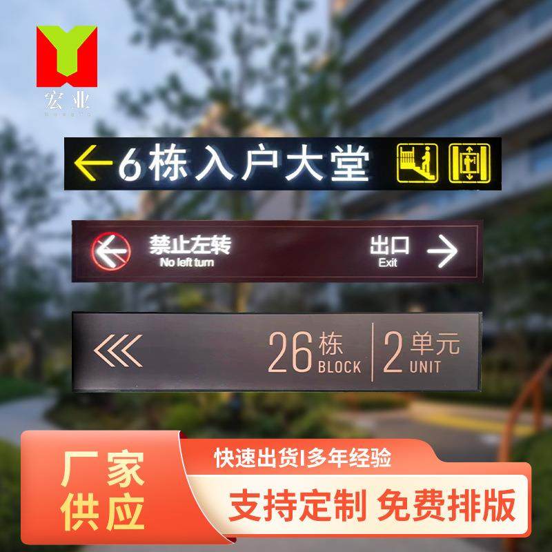 公园小区指示立牌商场超市地下车库指示导向牌美好乡村道路指示牌