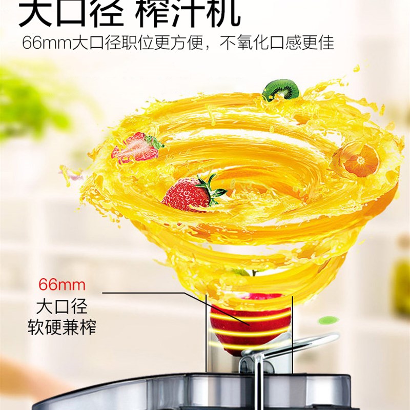 榨汁机家用汁渣分离全自动多功能不锈钢智能研磨杯小型打炸果汁机