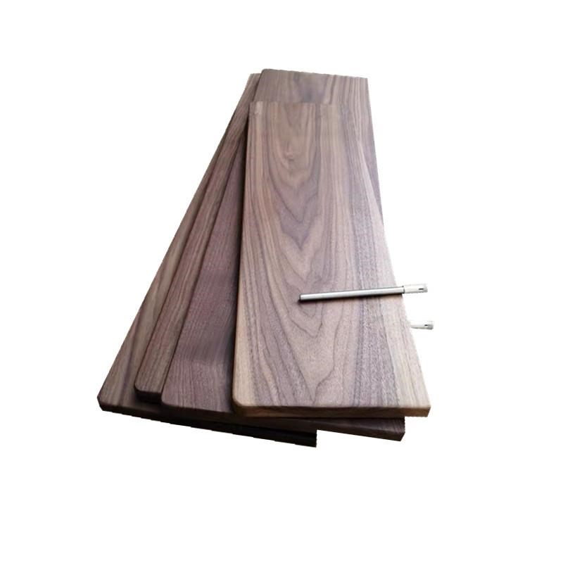 北美黑胡桃木板木料原木实木方木条薄板隔板台面桌面DIY雕刻书架