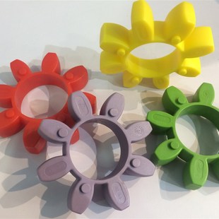 新款 空压机梅花联轴器星型缓冲垫硬度64D绿色耐高温120度紫色GR42