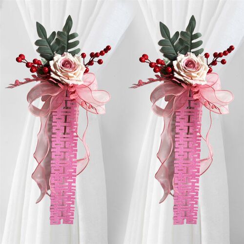 婚房布置装饰窗帘绑带拉花喜字挂饰女方卧室套装婚礼结婚用品大全