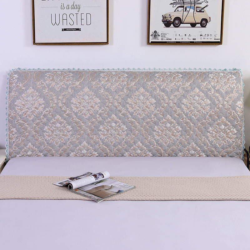 新款欧式床头罩全包加厚床头罩床头软包木床通用床头靠背垫