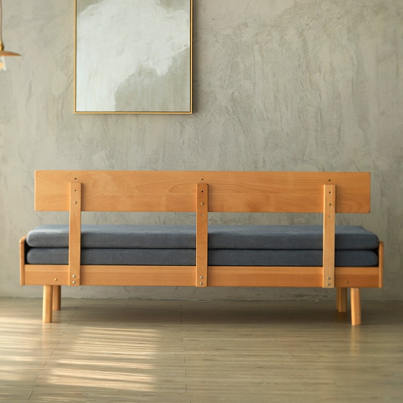 实木沙发床客厅多功能两用折叠抽拉式伸缩推拉床小户型单人沙发床