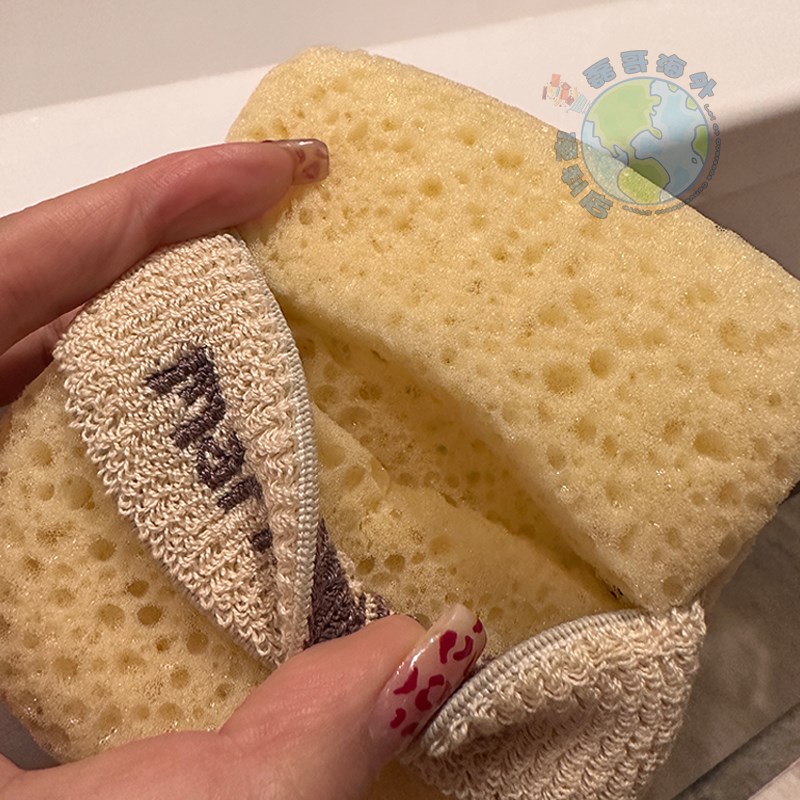 意大利 mrtini玛尔缇妮纯色香皂袋浴棉沐浴棉节省香皂起泡泡