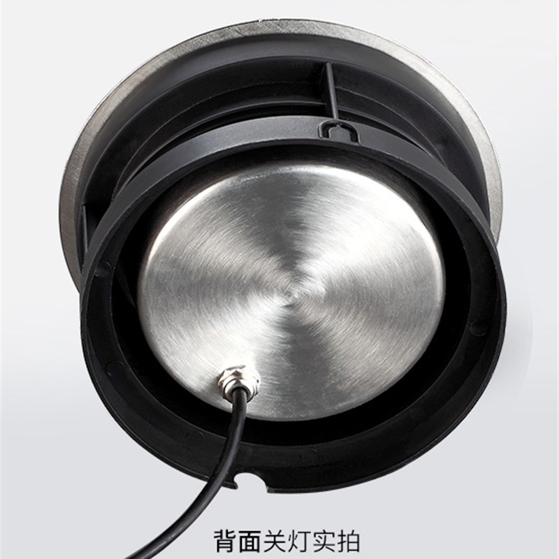 led水下地埋灯水底灯七彩3W9W不锈钢嵌入式水下射灯防水泳池壁灯