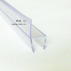 防水条 180度 h型玻璃门窗挡水条 无框阳台防水防风防尘pvc胶条