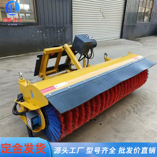 环卫车扫路刷滚轮塑料钢丝扫雪刷辊刷片混合丝装载机除雪滚刷