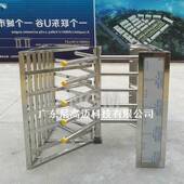 怀化溆浦卫生院人员出口半高单向转门不锈钢手推逆时针旋转滚闸机