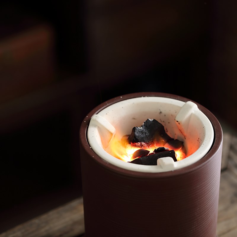电热丝两用茶炉潮汕功夫炭炉红泥小火炉橄榄碳砂铫水壶烧烤煮茶炉