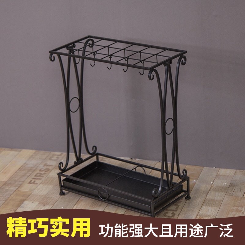 雨伞架插伞桶餐厅酒店家用大堂多功能高档置物创意放伞收纳店门口