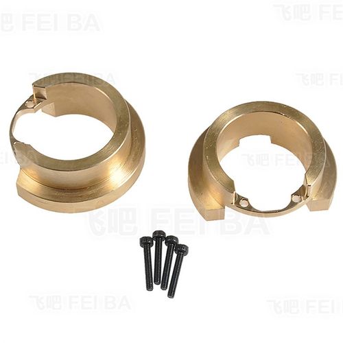 TRX4 TRX6 攀爬车桥边黄铜配重块 桥边转向配重 前后通用 单边82g