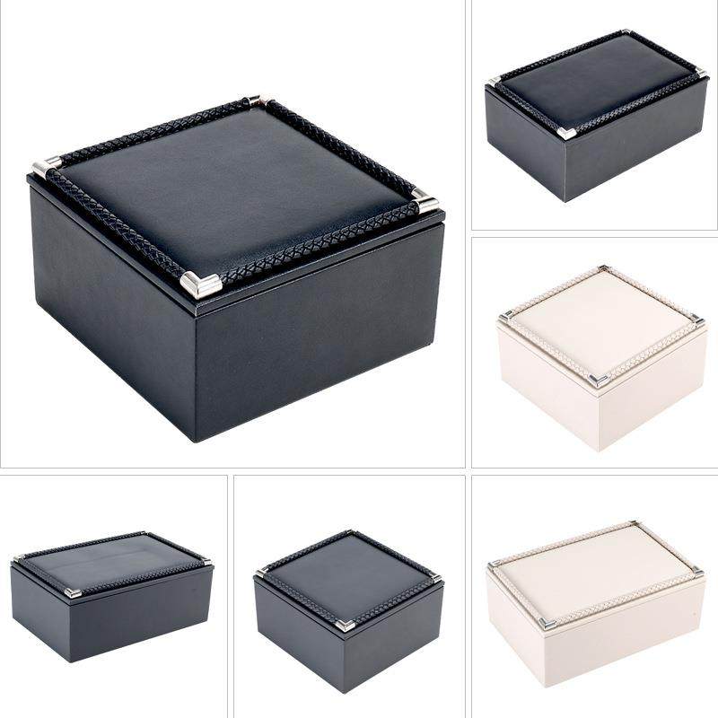 大星家居简约现代高档皮质首饰盒摆件样板间客厅酒柜黑白装饰品,电子元器件市场,其它元器件,淘宝优惠券,粉丝福利购,淘宝优惠卷