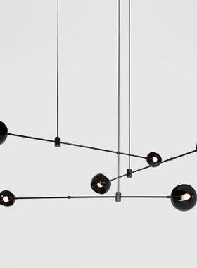 后现代几何简易创意多头客厅吊灯艺术餐厅卧室书房设计师吊灯