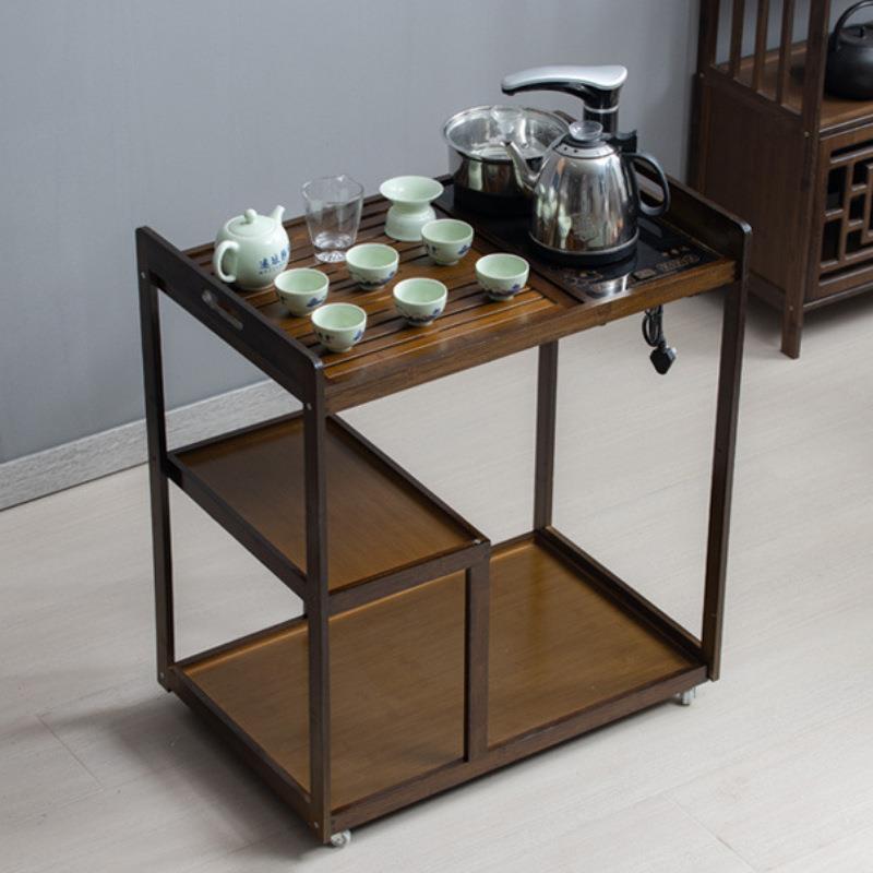 移动茶台家用阳台小茶车茶具套装小茶台烧水壶一体式茶桌简夫茶几