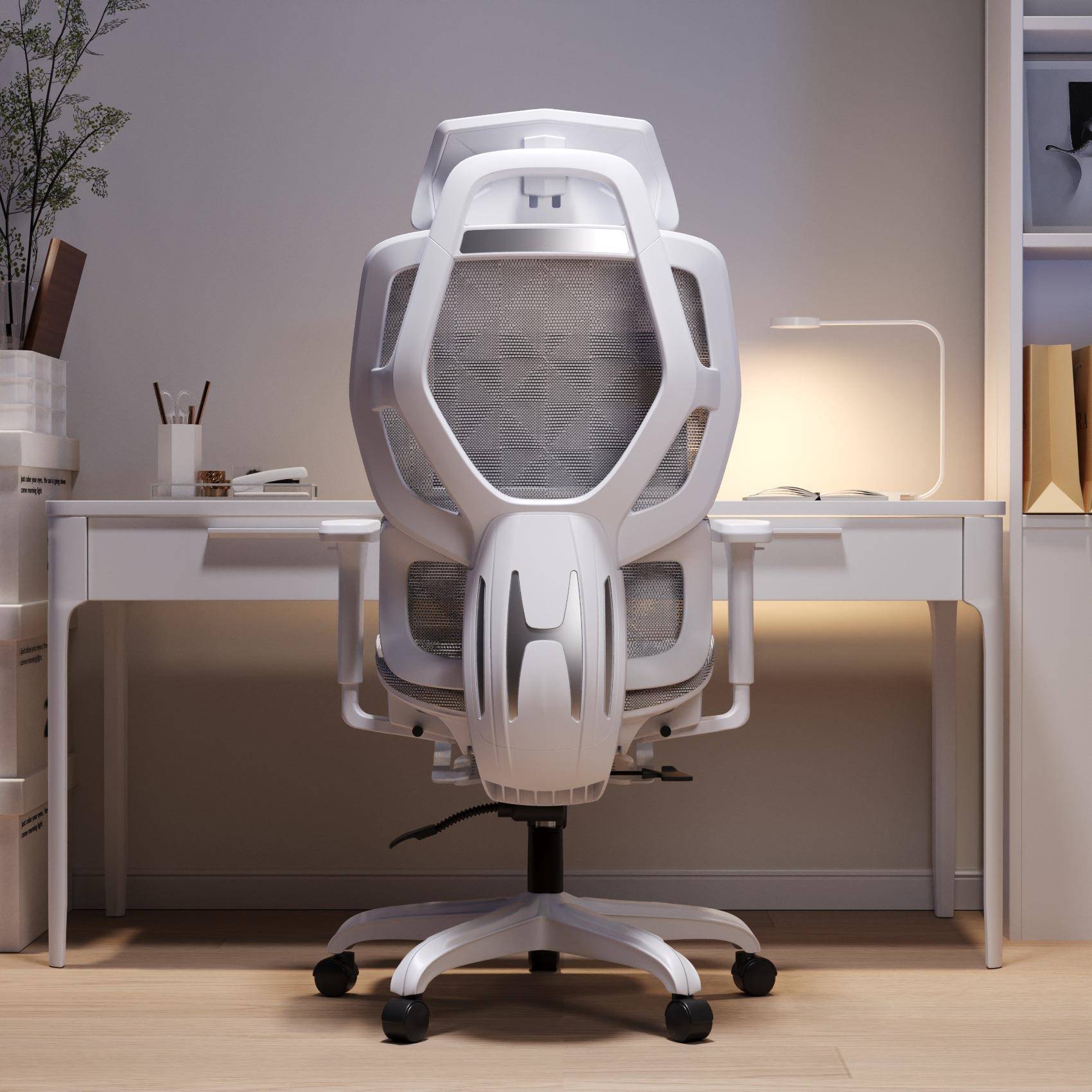 E13人体工学椅家用电脑椅久坐舒适办公椅电竞椅镂空护腰久坐神器