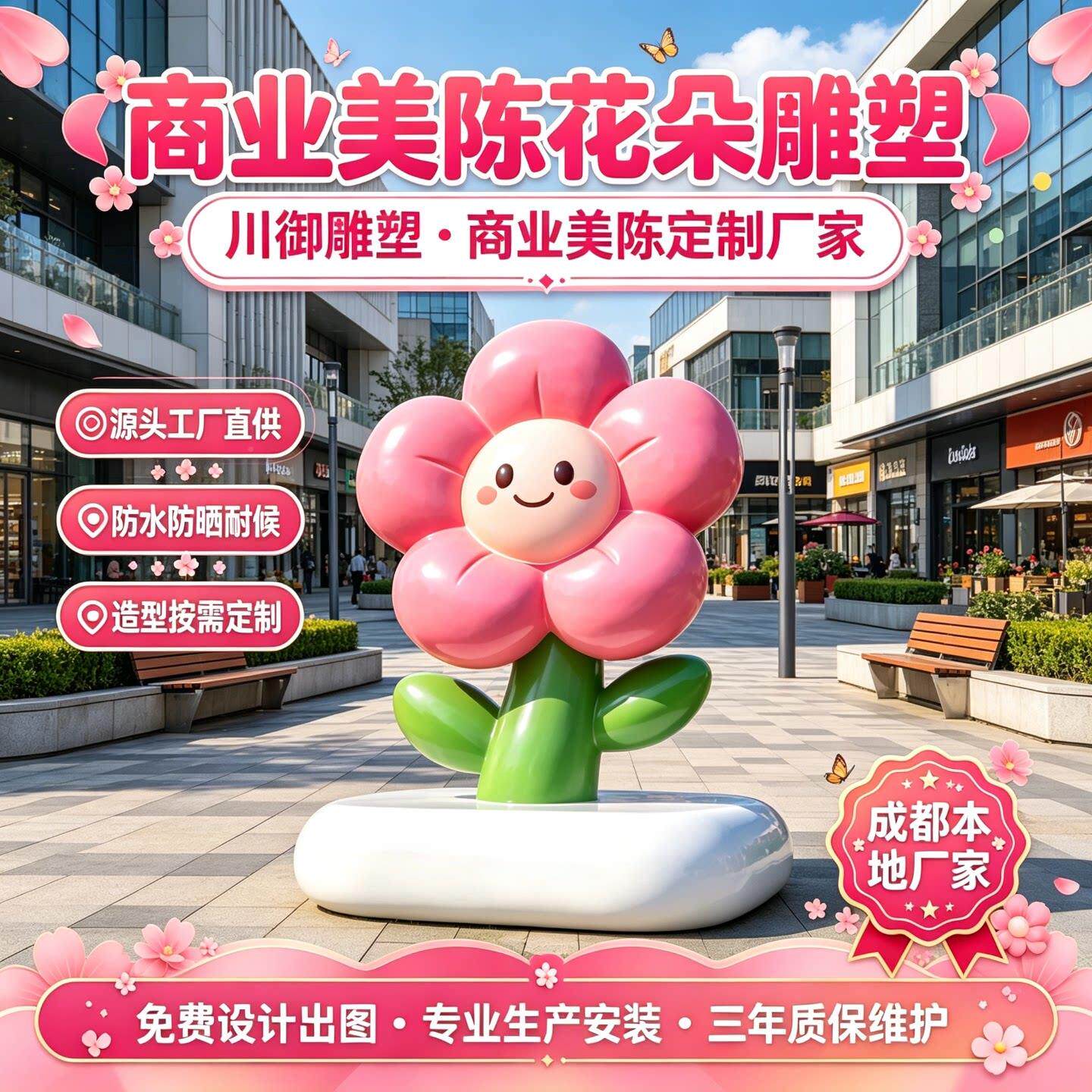 成大型卡通动物塑户雕外景都观玻钢材璃质厂家直供专业001安装