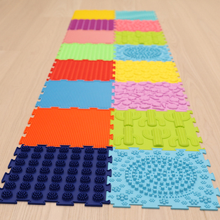 感官垫指压板儿童感统训练触觉脚底压指板趾压板软胶足底按摩垫家