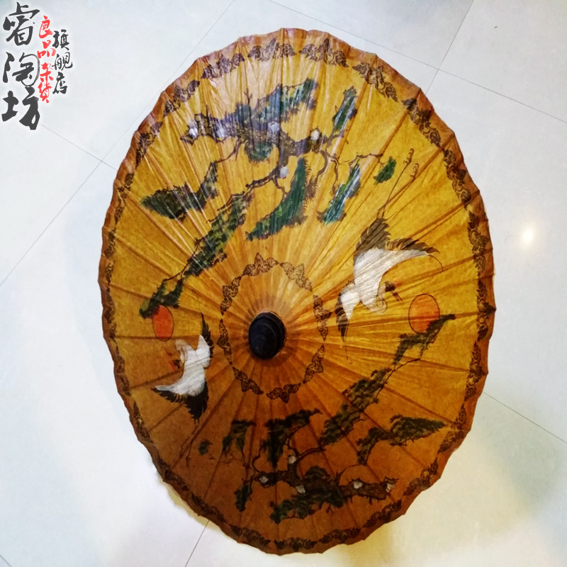 泰国特色油纸伞家居吊顶伞舞蹈拍摄道具大小号雨伞婚礼复古工艺品