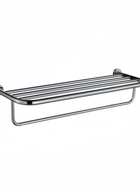 家用家居工卫生VTU间置物架浴巾程巾04不锈3钢浴室挂件毛架套装