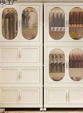 折叠TUK收纳柜橱儿室童储衣柜家用卧衣服整理物柜宝宝简易小衣置